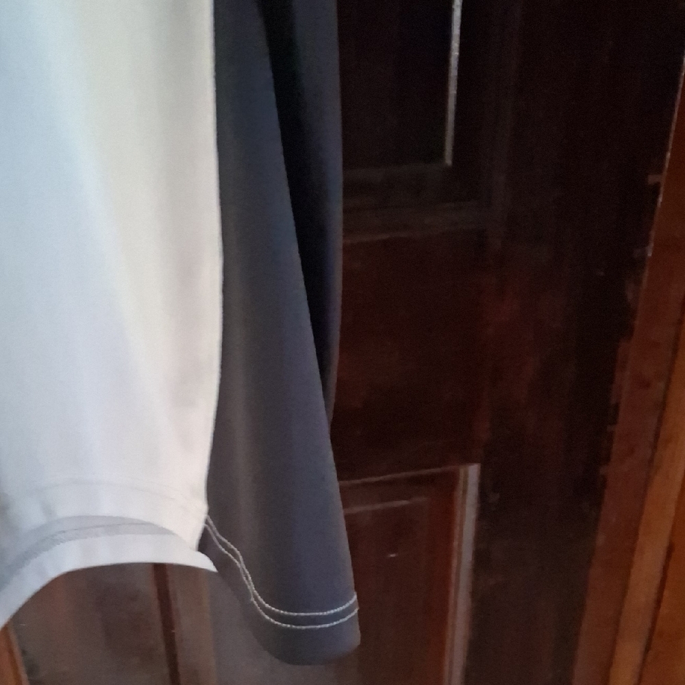 Columbia Light Gray Polo with Blue Trim - Picture 9 of 13